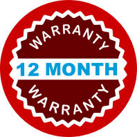 12 month full warranty